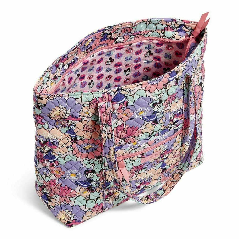 Vera Bradley Disney Minnies Garden Party large Tote
